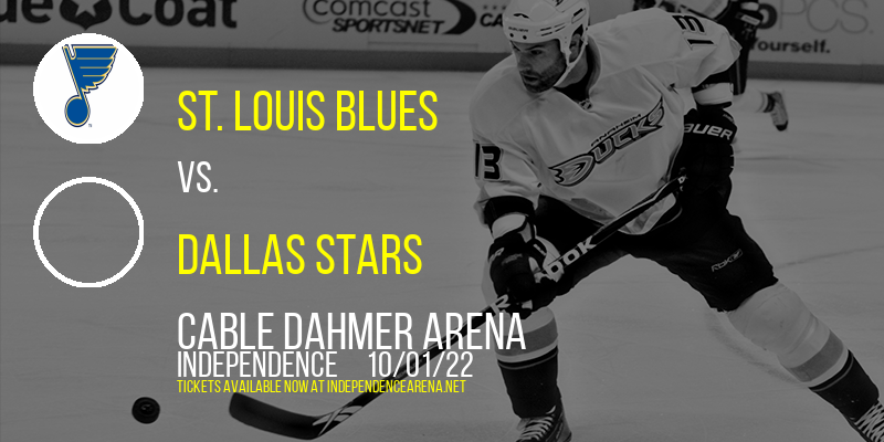 NHL Preseason: St. Louis Blues vs. Dallas Stars at Cable Dahmer Arena